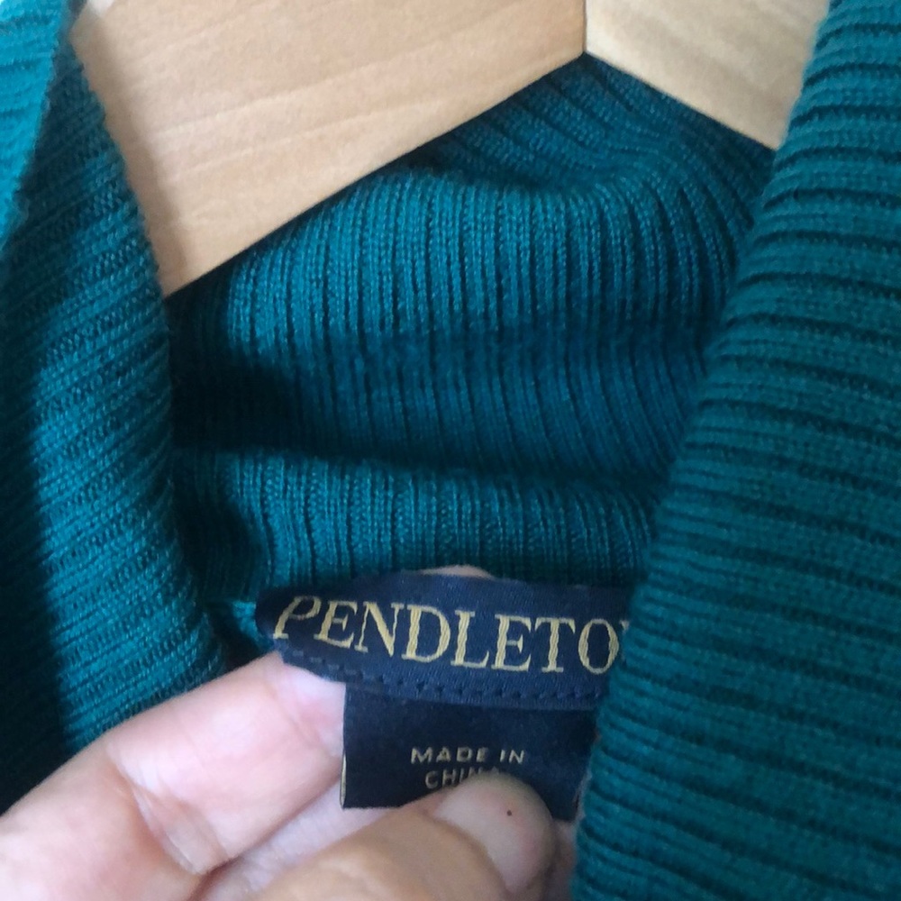 NWT Pendleton turtleneck sweater size large - Picture 3 of 5